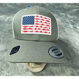 Columbia PFG Hat Cap Snapback Fish Flag Trucker Titanium Mesh Fisher Outdoor NEW